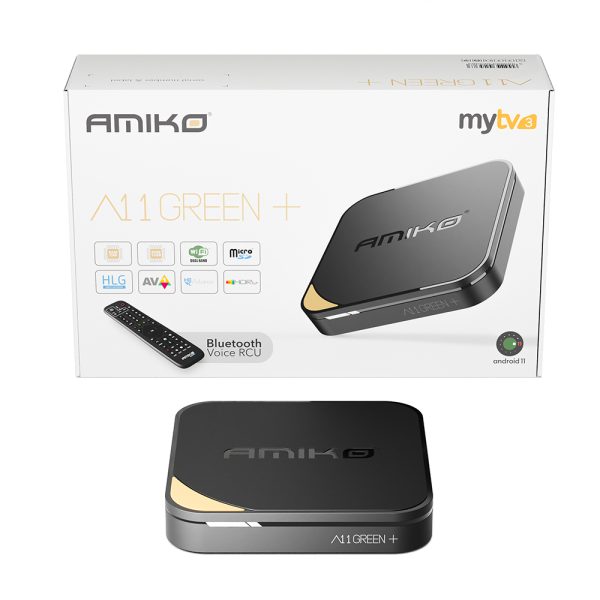 Amiko A11 Green Plus - Android IPTV Box - Afbeelding 8